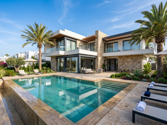 Villa Contemporaine avec Piscine – Californie