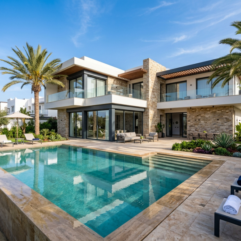 Villa Contemporaine avec Piscine – Californie